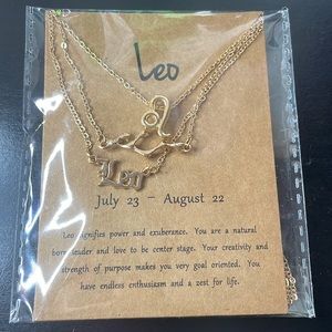 Leo 3 tiered necklace